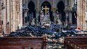 Vista del interior de la catedral de Notre Dame después del incendio sufrido el lunes 15 de abril. Vista del interior de la catedral de Notre Dame después del incendio sufrido el lunes 15 de abril.