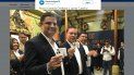 El candidato guatemalteco Mario Estrada Orellana (centro) en una imagen publicada en Twitter cuando recibió su credencial para aspirar a la presidencia del país centroamericano. El candidato guatemalteco Mario Estrada Orellana (centro) en una imagen publicada en Twitter cuando recibió su credencial para aspirar a la presidencia del país centroamericano.