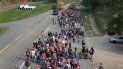 La caravana de cubanos en su camino por el territorio mexicano. La caravana de cubanos en su camino por el territorio mexicano.