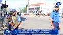 Policía de Sri Lanka custodio el lugar de los ataques. Policía de Sri Lanka custodio el lugar de los ataques.