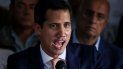 Juan Guaidó, líder del Parlamento y presidente encargado de Venezuela, habla durante una rueda de prensa en la sede del partido Voluntad Popular en Caracas. Juan Guaidó, líder del Parlamento y presidente encargado de Venezuela, habla durante una rueda de prensa en la sede del partido Voluntad Popular en Caracas.