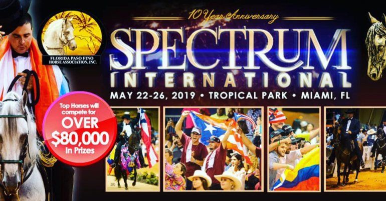 Spectrum International se iniciará el miércoles 22 y concluirá el domingo 26 de mayo.