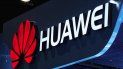 Un cartel de la compañía Huawei. Un cartel de la compañía Huawei.