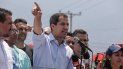 Juan Guaidó, presidente encargado de Venezuela, habla ante cientos de sus simpatizantes en Guatire. Juan Guaidó, presidente encargado de Venezuela, habla ante cientos de sus simpatizantes en Guatire.