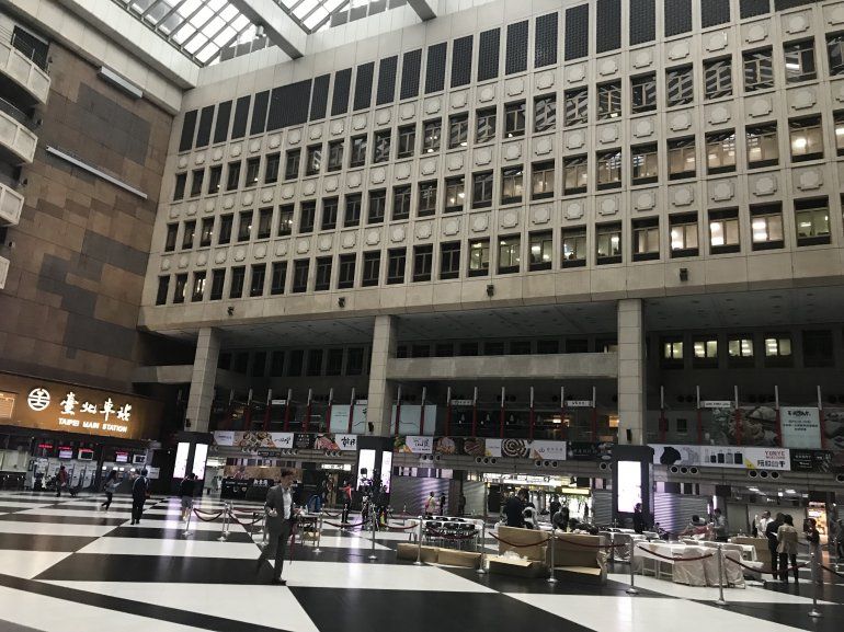 Terminal del tren bala, en Taipéi, Taiw&aacute;n.