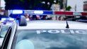 Detalle de un auto de Policía. Imagen referencial.. Detalle de un auto de Policía. Imagen referencial..
