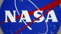 Imagen del logo de la NASA en el Centro Espacial Johnson en Houston (EEUU). Imagen del logo de la NASA en el Centro Espacial Johnson en Houston (EEUU).
