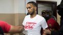 El motorista Eddy Feliz García (c), presunto implicado en el atentado contra el expelotero de Grandes Ligas David Ortiz. El motorista Eddy Feliz García (c), presunto implicado en el atentado contra el expelotero de Grandes Ligas David Ortiz.