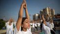 Aunque la India es la cuna de esta disciplina, el aniversario del yoga también se ha celebrado en diferentes partes del mundo. Aunque la India es la cuna de esta disciplina, el aniversario del yoga también se ha celebrado en diferentes partes del mundo.