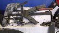 Los restos de lo que la división aeroespacial de la Guardia Revolucionaria de Irán describe como un dron de Estados Unidos que fue derribado el jueves se exhiben en Teherán. Los restos de lo que la división aeroespacial de la Guardia Revolucionaria de Irán describe como un dron de Estados Unidos que fue derribado el jueves se exhiben en Teherán.