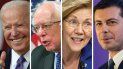 Biden, Sanders, Warren y Buttigieg lideran los sondeos. Biden, Sanders, Warren y Buttigieg lideran los sondeos.