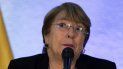 La alta comisionada de Naciones Unidas para los Derechos Humanos, Michelle Bachelet, ofrece una rueda de prensa en el Aeropuerto Simón Bolívar de Maiquetia, al finalizar su visita a Venezuela. La alta comisionada de Naciones Unidas para los Derechos Humanos, Michelle Bachelet, ofrece una rueda de prensa en el Aeropuerto Simón Bolívar de Maiquetia, al finalizar su visita a Venezuela.