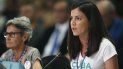 Rosa María Payá, opositora cubana, habla durante el diálogo de las organizaciones de la sociedad civil con representantes de la Organización de Estados Americanos, OEA, en Medellín, Colombia. Rosa María Payá, opositora cubana, habla durante el diálogo de las organizaciones de la sociedad civil con representantes de la Organización de Estados Americanos, OEA, en Medellín, Colombia.