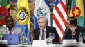 El secretario general de la OEA, Luis Almagro (cen.), participa en el diálogo de representantes de las organizaciones de la sociedad civil y otros actores, con jefes de delegación, secretario general y secretario general adjunto de la Organización de Estados Americanos este 26 de junio de 2019 en Medellín, Colombia. El secretario general de la OEA, Luis Almagro (cen.), participa en el diálogo de representantes de las organizaciones de la sociedad civil y otros actores, con jefes de delegación, secretario general y secretario general adjunto de la Organización de Estados Americanos este 26 de junio de 2019 en Medellín, Colombia.