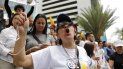 Venezolanos protestan frente a la oficina del Programa de las Naciones Unidas para el Desarrollo en Caracas, Venezuela, el viernes 21 de junio de 2019. Venezolanos protestan frente a la oficina del Programa de las Naciones Unidas para el Desarrollo en Caracas, Venezuela, el viernes 21 de junio de 2019.