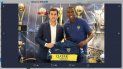 Captura de pantalla de la cuenta de Twitter @BocaJrsOficial que publica una foto del futbolista venezolano Jan Hurtado. Captura de pantalla de la cuenta de Twitter @BocaJrsOficial que publica una foto del futbolista venezolano Jan Hurtado.
