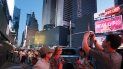Numerosas pantallas están apagadas en Times Square durante una interrupción de electricidad que afectó una gran zona de Nueva York, el sábado 13 de julio de 2019. Numerosas pantallas están apagadas en Times Square durante una interrupción de electricidad que afectó una gran zona de Nueva York, el sábado 13 de julio de 2019.