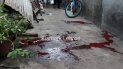 Las manchas de sangre de una de las víctimas que fue tiroteada por la Policía del régimen de Daniel Ortega, la madrugada de 17 de julio de 2019, en la ciudad de León, Nicaragua. Las manchas de sangre de una de las víctimas que fue tiroteada por la Policía del régimen de Daniel Ortega, la madrugada de 17 de julio de 2019, en la ciudad de León, Nicaragua.