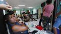 Migrantes se encuentran alojados en el albergue AMAR, en Nuevo Laredo, México. Migrantes se encuentran alojados en el albergue AMAR, en Nuevo Laredo, México.