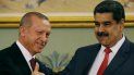 El presidente turco Recep Tayyip Erdogan junto al dictador Nicolas Maduro en una ceremonia en el Palacio de Miraflores, el 3 de diciembre de 2018. El presidente turco Recep Tayyip Erdogan junto al dictador Nicolas Maduro en una ceremonia en el Palacio de Miraflores, el 3 de diciembre de 2018.