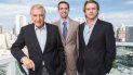 José Luis, Martín y Carlos Melo, padre e hijos. José Luis, Martín y Carlos Melo, padre e hijos.