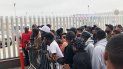 Migrantes en Tijuana, muchos de Camerún, a la espera de una cita para solicitar asilo en Estados Unidos. Migrantes en Tijuana, muchos de Camerún, a la espera de una cita para solicitar asilo en Estados Unidos.
