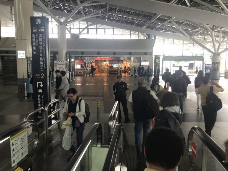 Estaci&oacute;n de trenes en Taiw&aacute;n.
