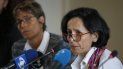 Luz Marina Monzón (izq.), de la unidad de personas desparecidas de Colombia, habla durante una conferencia en Bogotá, el martes 20 de agosto de 2019. Luz Marina Monzón (izq.), de la unidad de personas desparecidas de Colombia, habla durante una conferencia en Bogotá, el martes 20 de agosto de 2019.