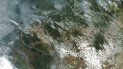 Esta imagen satelital proporcionada por la NASA el 13 de agosto de 2019 muestra varios incendios en la selva amazónica brasileña. Esta imagen satelital proporcionada por la NASA el 13 de agosto de 2019 muestra varios incendios en la selva amazónica brasileña.