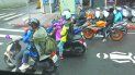 Una de las imágenes más comunes en la capital en Taipéi, la capital de Taiwán, son las multitudes que se desplazan en motocicletas. Una de las imágenes más comunes en la capital en Taipéi, la capital de Taiwán, son las multitudes que se desplazan en motocicletas.