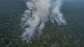 El fuego consume un área boscosa cerca de Porto Velho, Brasil, el viernes 23 de agosto de 2019. El fuego consume un área boscosa cerca de Porto Velho, Brasil, el viernes 23 de agosto de 2019.