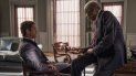 Los actores Gerard Butler y Morgan Freeman en una escena de Angel Has Fallen. Los actores Gerard Butler y Morgan Freeman en una escena de Angel Has Fallen.