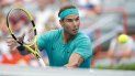 El español Rafael Nadal en la red durante el partido ante el británico Daniel Evans en la Copa Rogers, el miércoles 7 de agosto de 2019. El español Rafael Nadal en la red durante el partido ante el británico Daniel Evans en la Copa Rogers, el miércoles 7 de agosto de 2019.