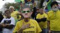 Una mujer porta una máscara del ministro de Justicia de Brasil Sergio Moro durante una protesta en favor de la investigación contra la corrupción Lava Jato en la Playa de Copacabana, en Río de Janeiro, Brasil, el domingo 25 de agosto de 2019. Una mujer porta una máscara del ministro de Justicia de Brasil Sergio Moro durante una protesta en favor de la investigación contra la corrupción Lava Jato en la Playa de Copacabana, en Río de Janeiro, Brasil, el domingo 25 de agosto de 2019.