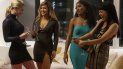 En esta imagen de STXfilms se ve desde la izquierda a Lili Reinhart, Jennifer Lopez, Keke Palmer y Constance Wu en una escena de Hustlers. En esta imagen de STXfilms se ve desde la izquierda a Lili Reinhart, Jennifer Lopez, Keke Palmer y Constance Wu en una escena de Hustlers.