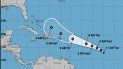Proyección de la ruta que podría seguir la depresión tropical. Proyección de la ruta que podría seguir la depresión tropical.