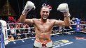 Fotografía del 24 de agosto de 2019 del ruso Sergey Kovalev tras vencer al británico Anthony Yarde en su pelea para retener el título de peso semipesado en Chelyabinsk, Rusia Fotografía del 24 de agosto de 2019 del ruso Sergey Kovalev tras vencer al británico Anthony Yarde en su pelea para retener el título de peso semipesado en Chelyabinsk, Rusia