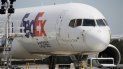Fotografía del 18 de abril de 2017 de una aeronave con el logotipo de FedEx en el aeropuerto de Sandston, Virginia, EEUU. Fotografía del 18 de abril de 2017 de una aeronave con el logotipo de FedEx en el aeropuerto de Sandston, Virginia, EEUU.