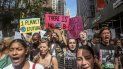 Activistas de cambio climático participan en una manifestación como parte de una protesta juvenil mundial contra el cambio climático, el viernes 20 de septiembre del 2019, en Nueva York. Activistas de cambio climático participan en una manifestación como parte de una protesta juvenil mundial contra el cambio climático, el viernes 20 de septiembre del 2019, en Nueva York.