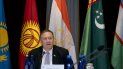 El secretario de Estado de Estados Unidos, Mike Pompeo, se reúne con los ministros de Asuntos Exteriores de Kazajistán, Kirguistán, Tayikistán, Turkmenistán y Uzbekistán , el domingo 22 de septiembre de 2019, en Nueva York. El secretario de Estado de Estados Unidos, Mike Pompeo, se reúne con los ministros de Asuntos Exteriores de Kazajistán, Kirguistán, Tayikistán, Turkmenistán y Uzbekistán , el domingo 22 de septiembre de 2019, en Nueva York.