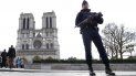 Guardias de seguridad cerca de la Catedral de Notre Dame en París, el 27 de marzo del 2016. Guardias de seguridad cerca de la Catedral de Notre Dame en París, el 27 de marzo del 2016.