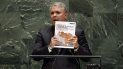 El presidente de Colombia, Iván Duque, muestra ante la Asamblea General de las Naciones Unidas un dossier que dice contiene pruebas de que el régimen venezolano apoya a guerrilleros colombianos, el 25 de septiembre del 2019 en la ONU. El presidente de Colombia, Iván Duque, muestra ante la Asamblea General de las Naciones Unidas un dossier que dice contiene pruebas de que el régimen venezolano apoya a guerrilleros colombianos, el 25 de septiembre del 2019 en la ONU.