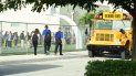 Alumnos entrando a una escuela de Miami-Dade. Alumnos entrando a una escuela de Miami-Dade.