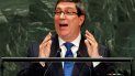 El canciller del régimen cubano, Bruno Rodríguez, habla ante la 74ta sesión de la Asamblea General de las Naciones Unidas, sábado 28 de septiembre de 2019. El canciller del régimen cubano, Bruno Rodríguez, habla ante la 74ta sesión de la Asamblea General de las Naciones Unidas, sábado 28 de septiembre de 2019.