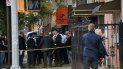 El Departamento de Policía de Nueva York investiga el lugar de un tiroteo en Brooklyn, Nueva York, el sábado 12 de octubre de 2019. El Departamento de Policía de Nueva York investiga el lugar de un tiroteo en Brooklyn, Nueva York, el sábado 12 de octubre de 2019.