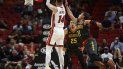 Herro anotó los primeros 14 puntos de Miami el lunes por la noche y terminó con 23 puntos en una victoria de 120-87 del Heat sobre los Haws de Atlanta. Herro anotó los primeros 14 puntos de Miami el lunes por la noche y terminó con 23 puntos en una victoria de 120-87 del Heat sobre los Haws de Atlanta.