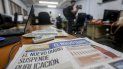 La última edición impresa del periódico El Nuevo Diario se encuentra en un escritorio en la sala de redacción de Managua, Nicaragua, el miércoles 27 de septiembre de 2019. El Nuevo Diario suspendió sus operaciones de impresión y web después de 39 años. El Nuevo Diario fue favorable a la Revolución Sandinista cuando se fundó en 1980, pero desde entonces se ha vuelto crítico con la represión del dictador Daniel Ortega contra las protestas. La última edición impresa del periódico El Nuevo Diario se encuentra en un escritorio en la sala de redacción de Managua, Nicaragua, el miércoles 27 de septiembre de 2019. El Nuevo Diario suspendió sus operaciones de impresión y web después de 39 años. El Nuevo Diario fue favorable a la Revolución Sandinista cuando se fundó en 1980, pero desde entonces se ha vuelto crítico con la represión del dictador Daniel Ortega contra las protestas.