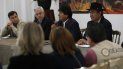 El presidente de Bolivia, Evo Morales, en el centro, habla en una reunión con delegados de la Organización de Estados Americanos, flanqueados por el ministro de la Presidencia, Ramón Quintana, desde la izquierda, el vicepresidente Álvaro García Linera y el ministro de Relaciones Exteriores, Diego Pary, en el palacio presidencial de La Paz, Bolivia, el martes 22 de octubre de 2019. El presidente de Bolivia, Evo Morales, en el centro, habla en una reunión con delegados de la Organización de Estados Americanos, flanqueados por el ministro de la Presidencia, Ramón Quintana, desde la izquierda, el vicepresidente Álvaro García Linera y el ministro de Relaciones Exteriores, Diego Pary, en el palacio presidencial de La Paz, Bolivia, el martes 22 de octubre de 2019.