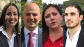 De izquierda a derecha Jackie García-Rovés, Jesús Tundidor, Mónica Pérez y Oscar de la Rosa, los nuevos rostros de la política en Hialeah. De izquierda a derecha Jackie García-Rovés, Jesús Tundidor, Mónica Pérez y Oscar de la Rosa, los nuevos rostros de la política en Hialeah.