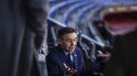 En esta foto del viernes 8 de noviembre de 2019, el presidente del Barcelona Josep Bartomeu durante una entrevista con The Associated Press en el estadio Camp Nou de Barcelona. En esta foto del viernes 8 de noviembre de 2019, el presidente del Barcelona Josep Bartomeu durante una entrevista con The Associated Press en el estadio Camp Nou de Barcelona.